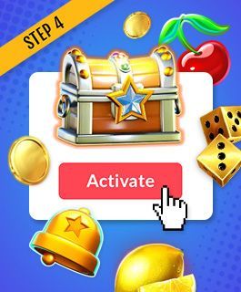 Activate the bonus at an exclusive online casino