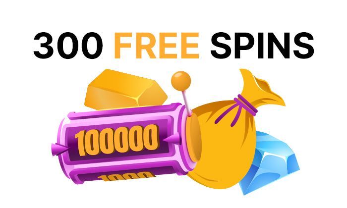 Get up to 300 free spins casino bonus