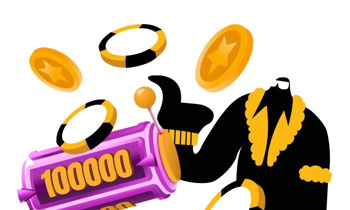 Player getting free spins at an online casino with no deposit required