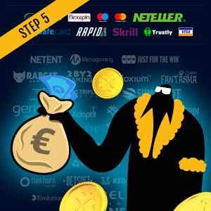 How to wager online casino bonus Step 5